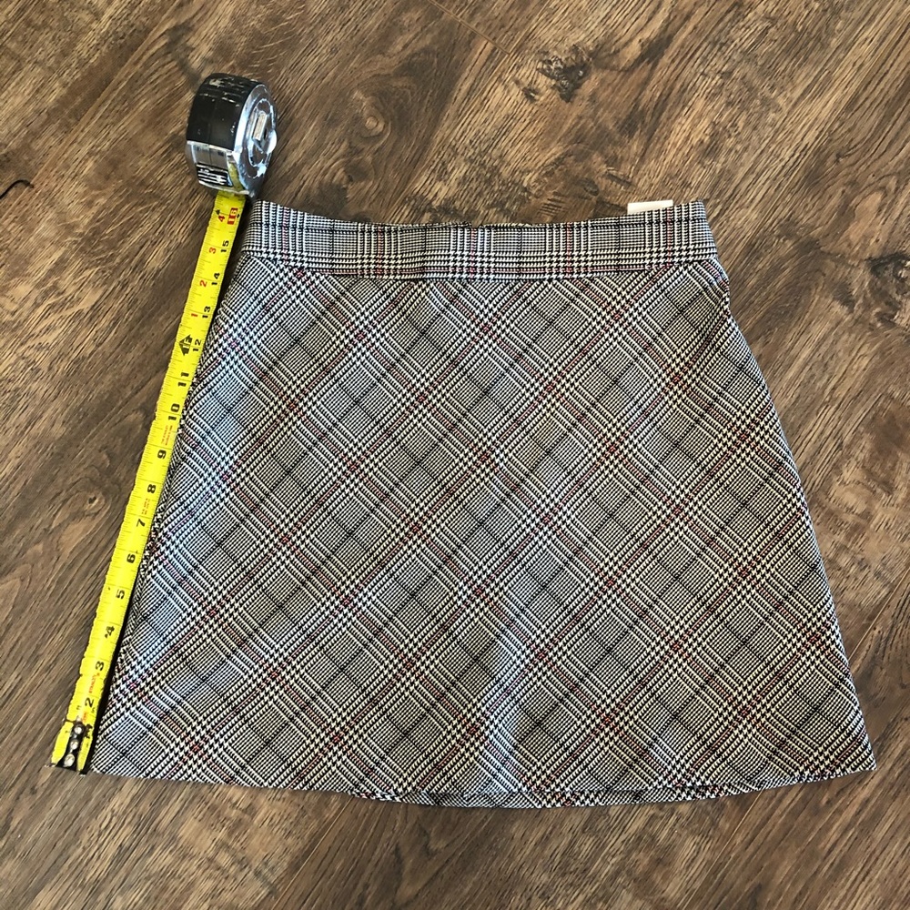 Express plaid skirt